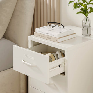 The Richmond - Industrial Style Metal Drawers In Vanilla - Urban Lockers