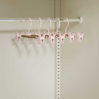 Multi Clip Hanger 5 Pack | Kids Light Pink