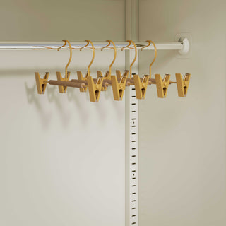 Multi Clip Hanger 5 Pack | Kids Mustard