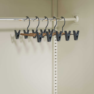 Multi Clip Hanger 5 Pack | Kids Slate Grey