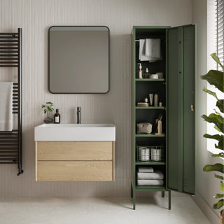 The Bexley - Tall Single Door Storage Locker In Forest - Urban Lockers
