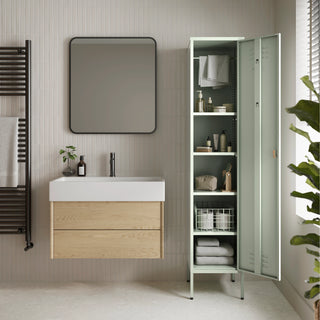 The Bexley - Tall Single Door Storage Locker In Sage - Urban Lockers