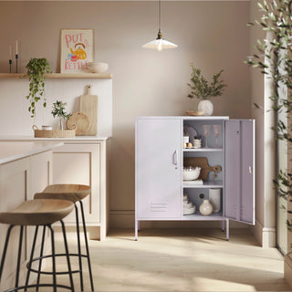 The Fulham - Home Style Storage Locker In Lilac - Urban Lockers
