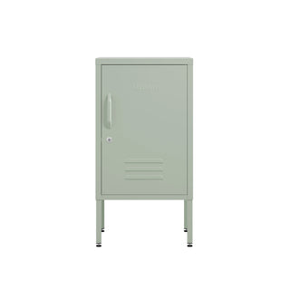 The camden sage green bedside table locker