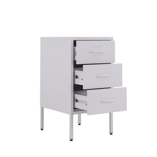 The Richmond - Industrial Style Metal Drawers In Lilac - Urban Lockers