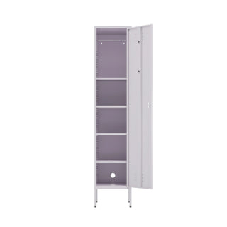 The Bexley - Tall Single Door Storage Locker In Lilac - Urban Lockers