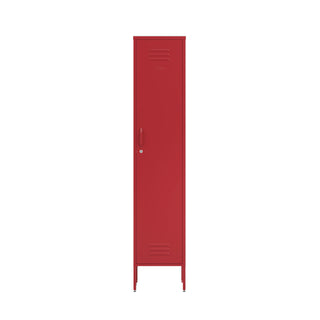 The Bexley - Tall Single Door Storage Locker In Red - Urban Lockers