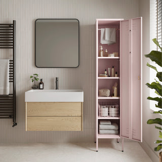 The Bexley - Tall Single Door Storage Locker In Light Pink - Urban Lockers