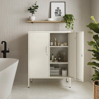 The Fulham - Home Style Storage Locker In Vanilla - Urban Lockers