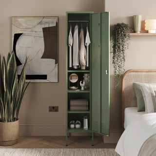 The Bexley - Tall Single Door Storage Locker In Forest - Urban Lockers
