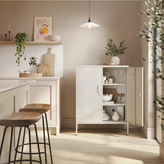 The Fulham - Home Style Storage Locker In Vanilla - Urban Lockers