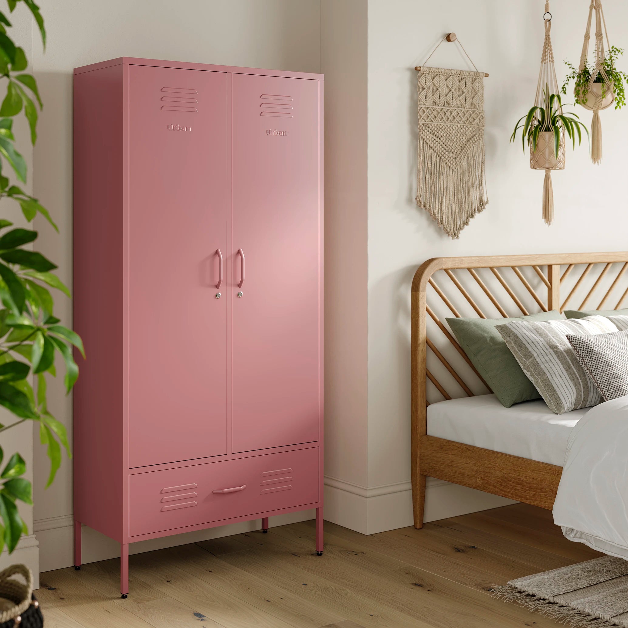 The Mayfair | Wardrobe Locker | Flamingo