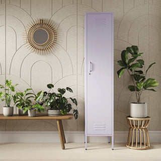 The Bexley - Tall Single Door Storage Locker In Lilac - Urban Lockers